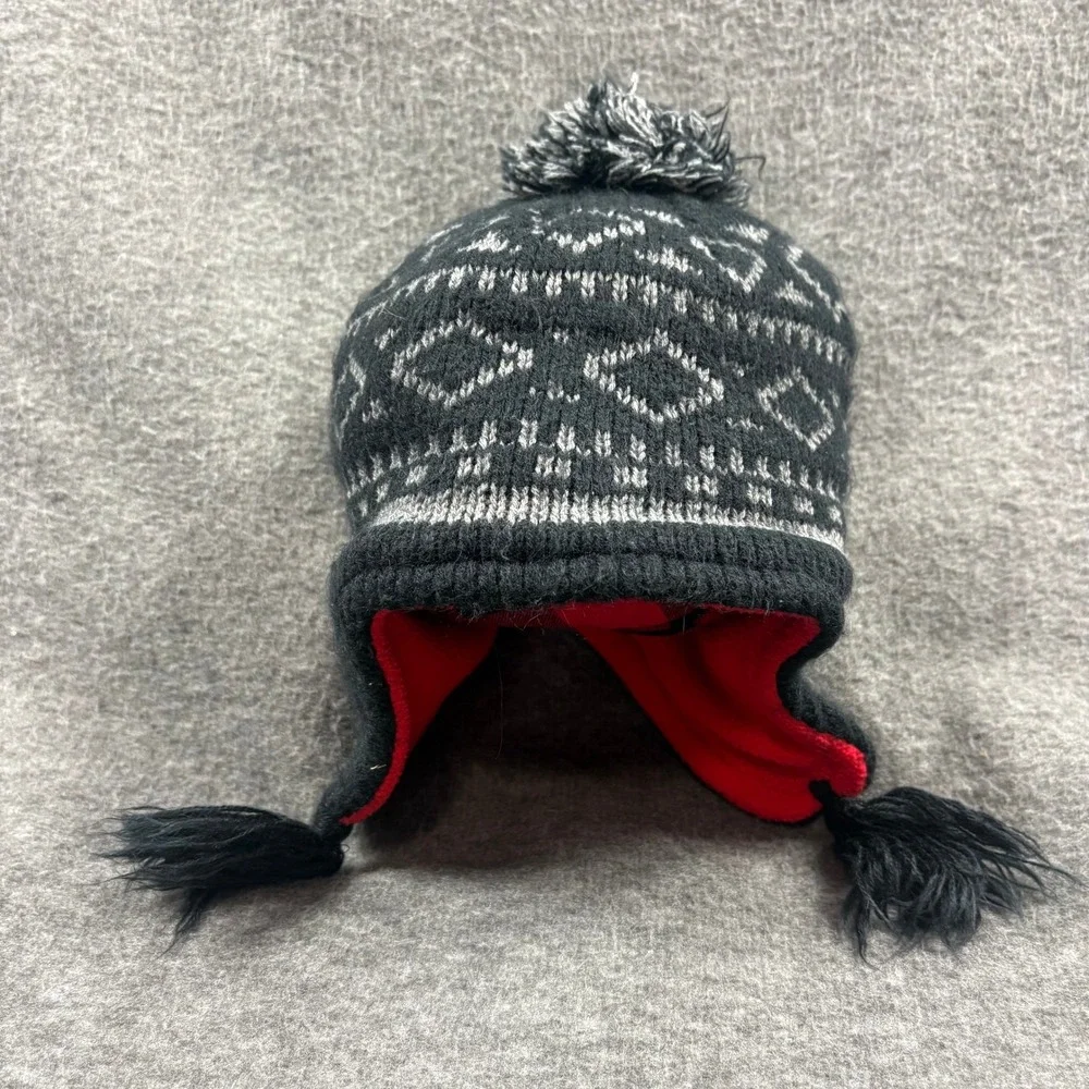 Kids Camo Fleece Trapper Hat w Mittens Set 2T-4T Winter Warm Playcore Practical - Picture 7 of 14